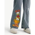 thumbnail image 6 of Girls Garfield X Justice Collab Jeans, Sizes 6-18, Slim & Plus, 6 of 11
