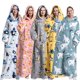thumbnail image 5 of Manta Ropa de invierno Pijamas con capucha de dibujos animados Suéter cálido Manta de televisión perezosa Suéter grueso de gran tamaño, 5 of 6