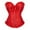 Red, variant on HNMKIU Crop Tank Tops For Women Corset Top Lace Up Satin Boned Overbust Corset Bustier Top Plus Size Bridal Lingerie Bodyshaper Gothic Underbust Corset Top Bodysuit Sexy