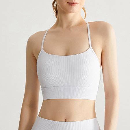 

PEASKJP Cami Bras for Women Snugly Seamless Bras for Women Wirefree Comfortable Padded Push Up Back Smoothing Bra Women s Lingerie L White