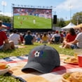 thumbnail image 5 of Soccer Hat, USA CAN MEX 2026 Merchandise, Breathable Cotton Adjustable Hat, Printed Baseball Cap for Football Fans Match Day Wear, 5 of 6