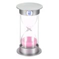 thumbnail image 1 of Unique Bargains 15 Minute Sand Timer, Sandy Clock, Count Down Sand Glass, Pink Sands, 1 of 5
