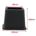 thumbnail image 2 of yuksok 4pcs Plastic Table Lifts Furniture Height Elevator Floor Protector 3" Height 3 Inch Height, 2 of 9