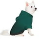 thumbnail image 2 of Fotbe Dark teal green Sudadera con Estampado para Perros Pequeños – Suéter con Capucha para Mascotas, Tela Suave de Forro Polar con Bolsillo-Large, 2 of 7