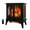 Antique Black, variant on 23 inch Infrared Quartz Heater Fireplace Insert with Realistic Logs and Brick Design, Antique Black, 1500W for Spaces up to 400 sq ft