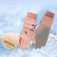 thumbnail image 3 of Guantes de esquí para niños, guantes de invierno impermeables, guantes térmicos antideslizantes, guantes cálidos a prueba de viento para esquiar, correr, ciclismo, senderismo YUNYI BRAND  Deportes, 3 of 8