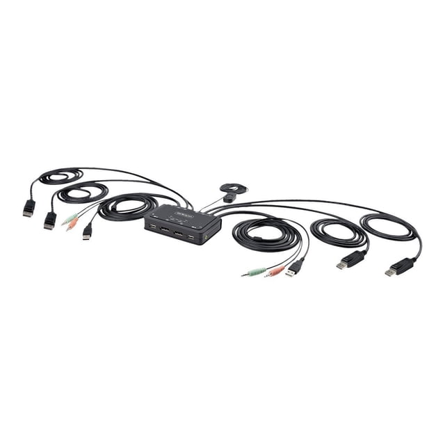STARTECH - 2-PORT COMPACT 4K KVM SWITCH -