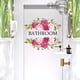 thumbnail image 2 of Adhesivos de pared florales para baño, elegante diseño de rosas, 2 of 4