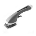 thumbnail image 1 of Long Handle Self-Filling Non-Stick Pan Cleaning Brush for Home Kitchen (Gray), 1 of 5