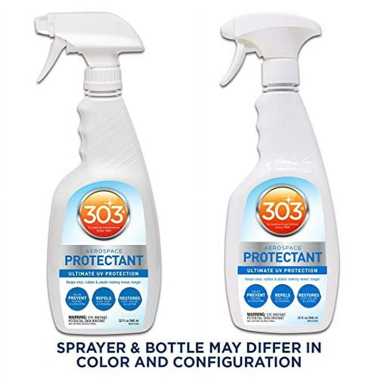 303 Aerospace Protectant - Provides Superior UV Protection, Helps Prevent  Fading and Cracking, Repels Dust, Lint, and Staining, Restores Lost Color  and Luster, 32oz (30313CSR) Packaging May Vary 
