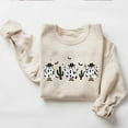 thumbnail image 4 of Cowboy Ghost Trio Halloween Sweatshirt – Funny Spooky Western Pullover for Fall Season, 4 of 6