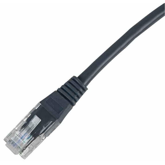 CONNECTIX CABLING SYSTEMS - 10m Black Cat5e UTP Ethernet Patch Lead