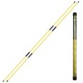 thumbnail image 1 of caiton Tri-Section Collapsible Golf Alignment Sticks for Posture Correction, Durable Fiberglass, Compact Foldable Design, Suitable for Indoor & Outdoor Practice (Yellow), 1 of 6