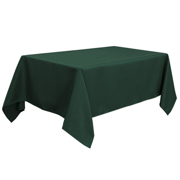 Mantel Rectangular - Mancha Resistente Arrugas Resistente Manteles, Comedor Mantel para Boda Picnic Interior Exterior Mesa Verde 55 x 70