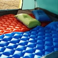 thumbnail image 4 of Hearth & Gear Camping Sleeping Pad Inflatable Camping Sleeping Pad Sleeping Mat For Camping Backpacking Hiking Blue Camping Backpack for Women Hiking Camping Gear Sleeping Pad Straps Women Hiking Gear, 4 of 4