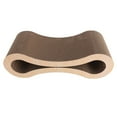 thumbnail image 2 of Corrugated Cat Scratching Bed, Lounge Shaped, Strong and Solid, Protects Home Furniture, Reversible Feature, Satisfies  Instincts, for All Types of Cats, with Dual Purposes, 2 of 7