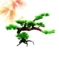 thumbnail image 2 of OUNONA Small Aquarium Bonsai Ornament Artificial Pine Tree Plant Decoration 2pcs Fish Tank Accessories, 2 of 3