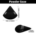thumbnail image 2 of 2Pcs Powder Puff Triangle Makeup Puff Soft Cosmetic Sponge Reusable Makeup Powder Sponges with Strap for Loose Powder Foundation Eyes Corners Wet Dry Makeup (Black/white), 2 of 5