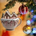 thumbnail image 2 of Adornos Para El Árbol De Navidad En Forma De Taza De Café | Adornos Navideños De Acrílico 2D Con Motivo De Chocolate Caliente Y Nieve | Colgante Decorativo Para El Árbol De Navidad Con Motivo De Cho, 2 of 4
