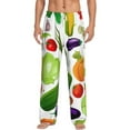 thumbnail image 2 of Goofa Vegetables2 Printed Soft Pajama Pants for Men, Wide Leg Comfy Casual Lounge Yoga Pants-XX-Large, 2 of 9