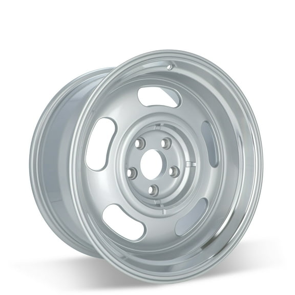 REV Wheels 107S-8906100 107 Series Rally 18x9- 5 bs - 5x4.75/5x120.65 -Gray/Machine Lip