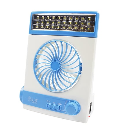 Solar Power Mini Fan Multifunction Fans With LED Table Lamp And LED ...