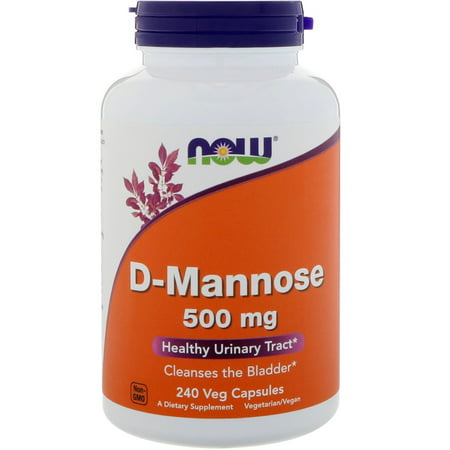 Now Foods  D-Mannose  500 mg  240 Veg Capsules