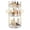 Clear, variant on Kisportee Makeup Organizer for Vanity, 3 Tier 360° Rotating Make Up Storage Perfume Organizers for Bathroom Counter, Clear Cosmetic Dresser Lipstick Spinning Holder