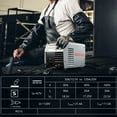 thumbnail image 3 of IRONMAX MIG Welder Gasless Flux Core Welding Machine120V IGBT w/Welding Gun&Earth Clamp, 3 of 10