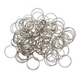 thumbnail image 2 of 100 piezas llavero de hierro llavero llavero gancho de cadena hardware 20 mm, 2 of 9