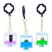 Minecraft Charms Backpack Hanger, Action Figure Accessory Keychain, Children Ages 3+