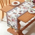 thumbnail image 7 of Jiibva Eid Mubarak Table Runner Middle Eastern Holiday Ramadan Table Runner Cover Jacquard Long Table Cloth for Kitchen Dinning Table, 7 of 7