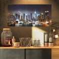 thumbnail image 1 of Design Art - Carré New York Times en Lumière Bleue, 1 of 3