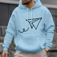 thumbnail image 2 of Durtebeua Hoodie Men Lightweight Pullover Casual Trendy Long Sleeve Sweatshirts With Pocket, 2 of 4