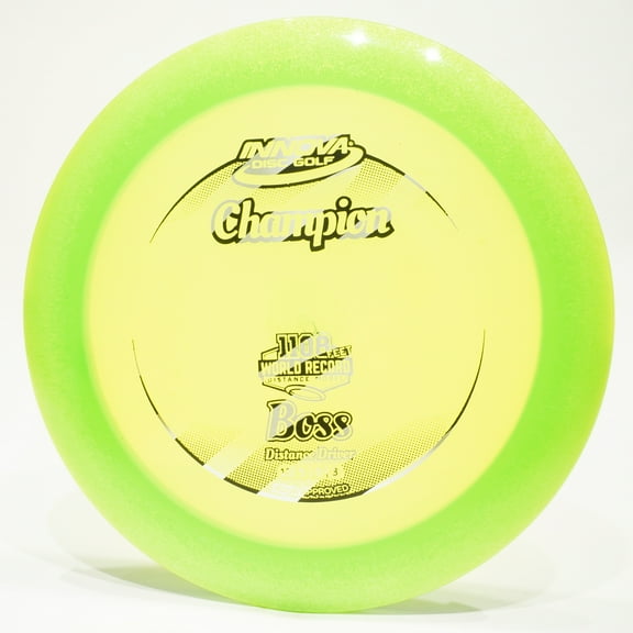 Innova Champion Boss Disc Golf Distance Driver, Pick Color/Weight [Stamp & Exact Color May Vary] Green 170-172 grams