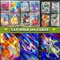 thumbnail image 3 of Trading Card Album, 4-Pocket with 30-Pages 240-Trading Cards Capacity, Present for Children, Folder for TGC,MTG, Baseball Cards, Yugioh -A1, 3 of 5