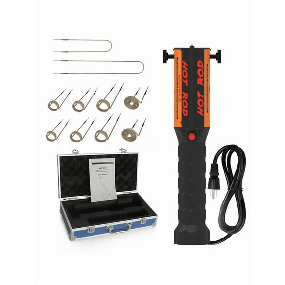 Solary 1100W Handheld Magnetic Induction Heater for Bolt Removal - 10 Coils & Portable Case