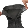thumbnail image 6 of GLOBALWIN Mid Calf Dress Boots for Women Biker Boots Women Grey 9.5M, 6 of 8