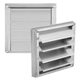 thumbnail image 4 of Matsuzay Rejilla de conducto de ventilación de aire Pared de acero inoxidable Ventilador de parrilla de escape externo Almacén de baño Hardware, 4 of 6