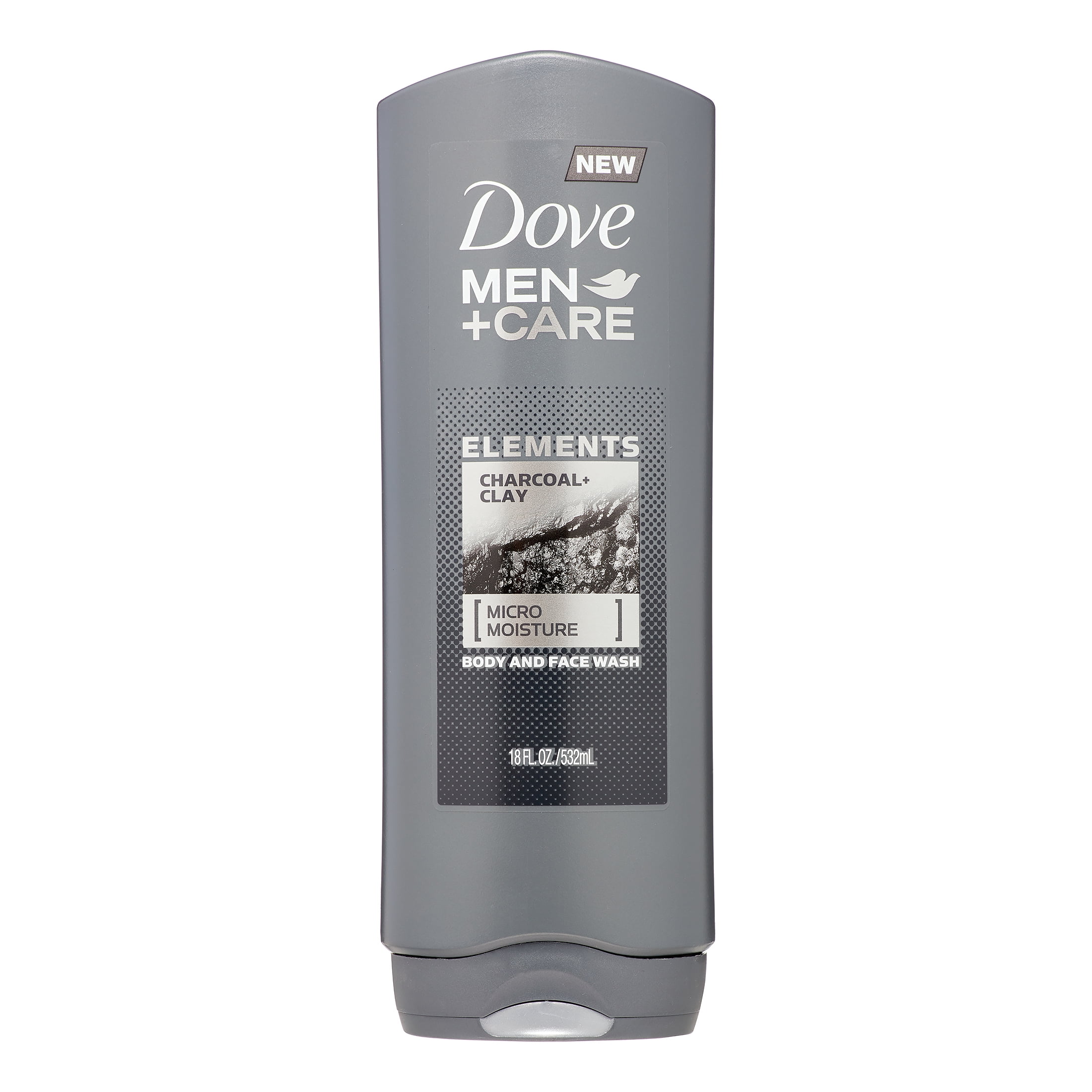 Dove Men+Care Elements Body Wash Charcoal+Clay 18 oz