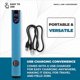 thumbnail image 4 of 510 Thread Battery Cart Pen Headless Electric Soldering Iron Sky Blue, 4 of 5