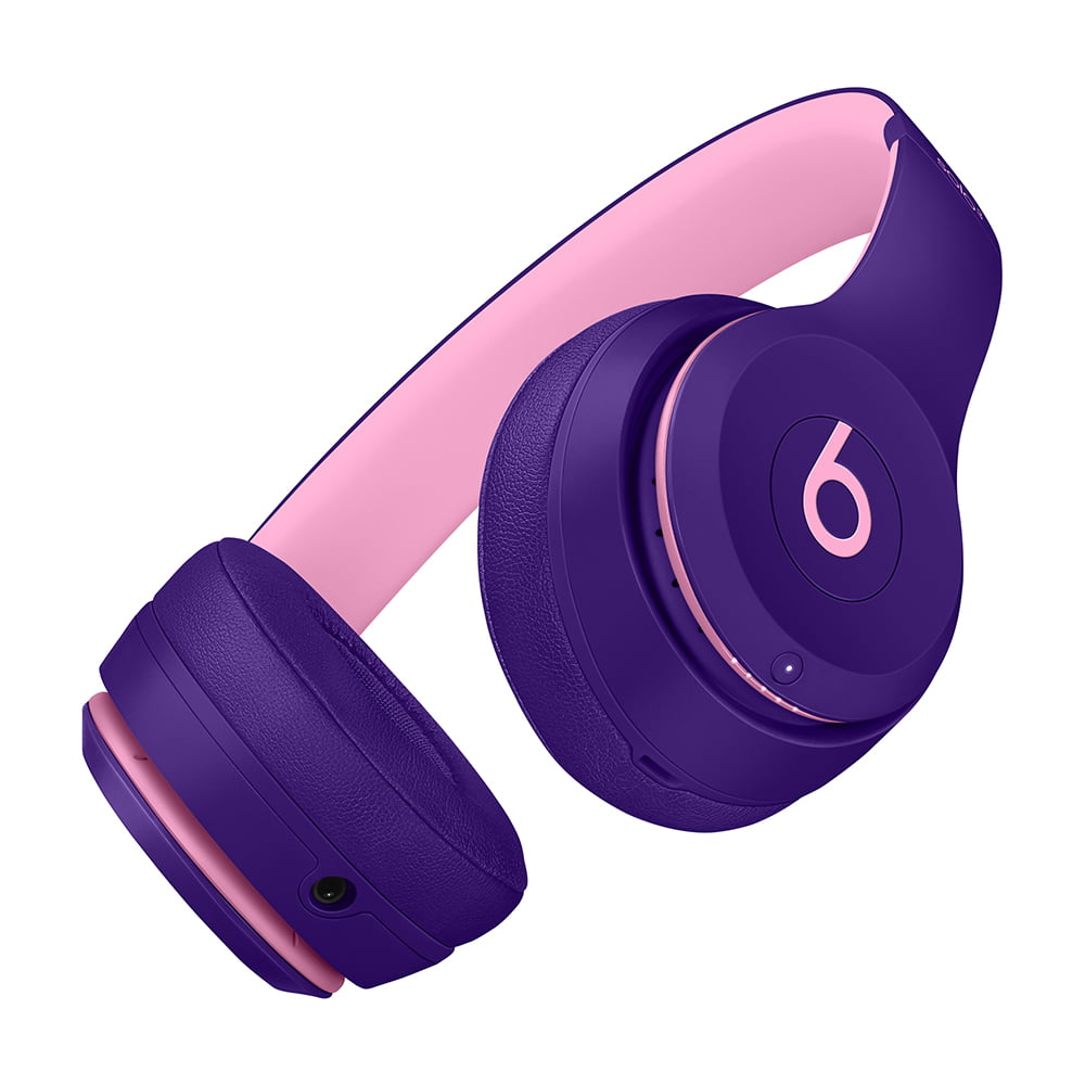 beats solo 3 wireless headphones purple