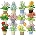 thumbnail image 4 of Honchoes Flower Building Blocks Set Lily of the Valley for Adults Not Compatible with Lego 105Pcs, 4 of 5