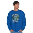thumbnail image 5 of Montana Bitterroot River MT Kayaking Sweatshirt for Men or Women Brisco Brands S, 5 of 6