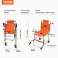 thumbnail image 6 of SKYSHALO Stair Chair Emergency Transfer Lifting Climbing Wheelchair 350 lbs 2 Wheel, 6 of 9