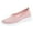 Pink, variant on CAIXAI Wide Walking Shoes for Women Arch Support Wide Toe Box Sneakers Women Lightweight Closed Toe Slip on Women Walking Shoes Mesh Knitted Mary Jane Flats Women Hands-Free Workout Gym Shoes