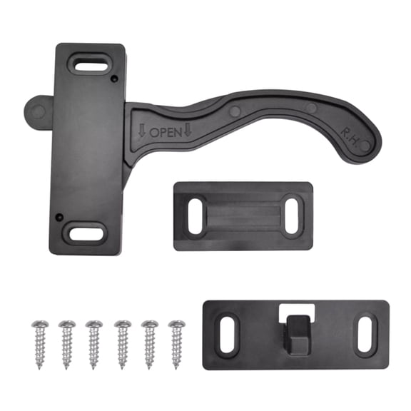 RVs Screen Door Latch Entry Door Hardware with Screw Right Hand Handle for RVs