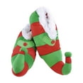 thumbnail image 2 of Slumberzzz - Childrens Novelty Fleece Linied Christmas Elf Slippers, 2 of 2