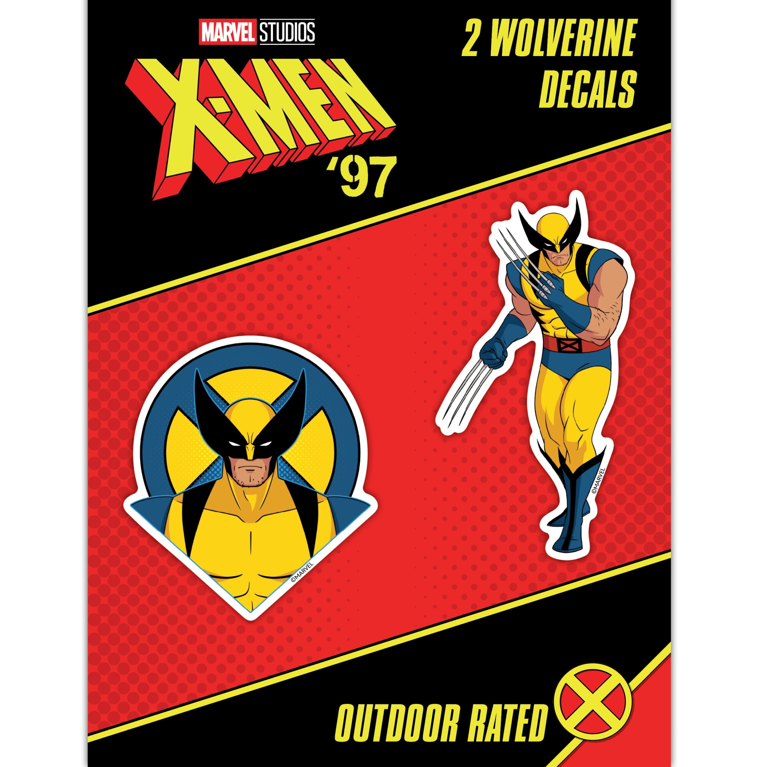 Marvel X-Men Decals - Set of 10 Wolverine, Storm, Jean Grey