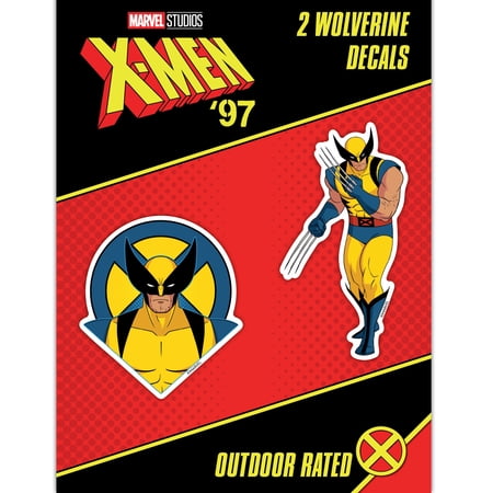 Marvel X-Men Wolverine Decals – Set of 2 Vinyl Stickers for Water Bottle Laptop Car Truck Waterproof Bumper Stickers XMen Decals